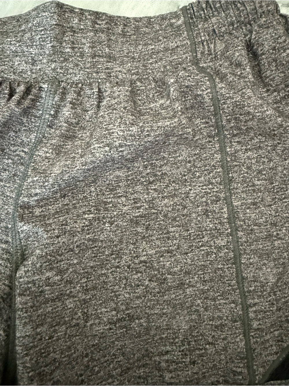 lululemon athletica Heathered Dark Gray Athletic Shorts - Picture 2 of 3